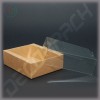 Коробка 110(110)*90(70)*35 мм  (с прозрачной крышкой)