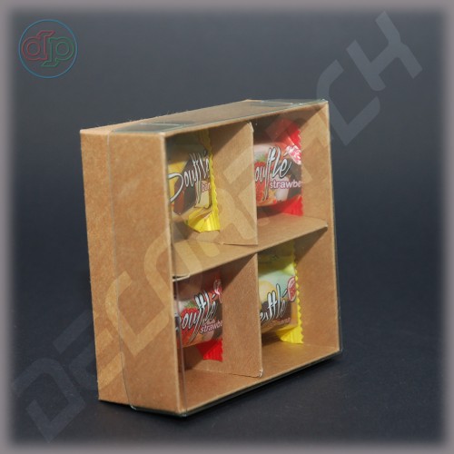 Box 100*100*40 mm with a transparent cover