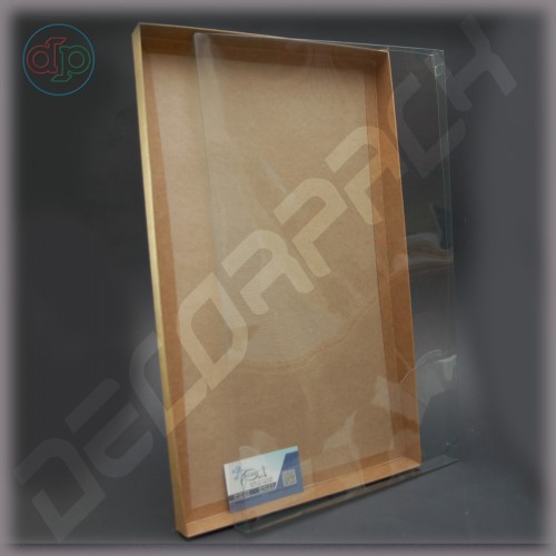 Коробка 500*300*30 мм с прозрачной наружной крышкой