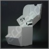 Cupcake box 1 pc. 84*84*90 mm (with cupcake window)