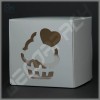 Cupcake box 1 pc. 84*84*90 mm (with cupcake window)