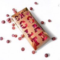 Box 156*72*16 mm for chocolate with slotted inscription