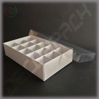 A set of dividers for a box of 245*200 mm for 20 cells