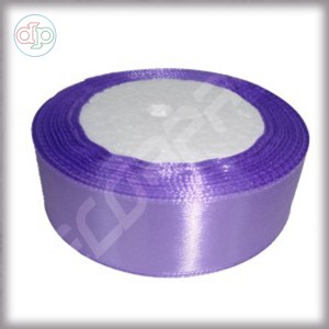 Dark purple satin ribbon (width - 25 mm)